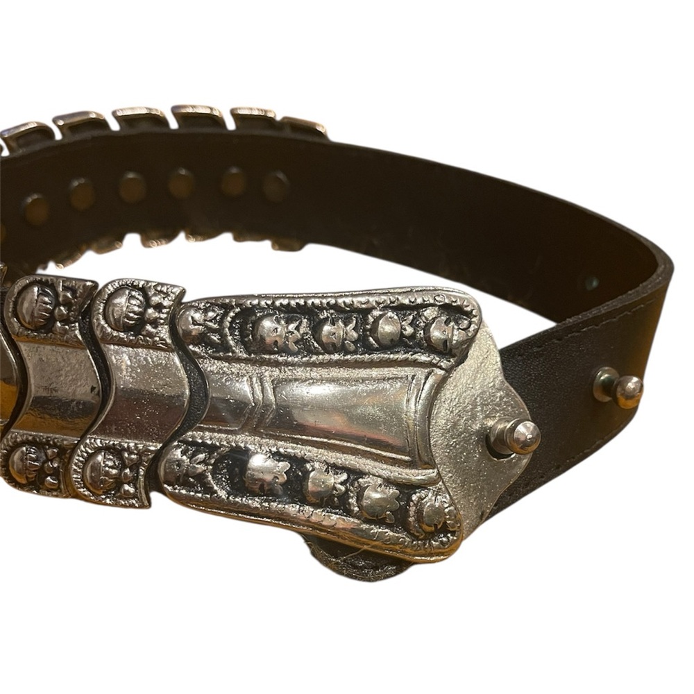 Leather & Metal Collar
